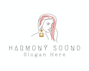 Beauty Woman Earring Logo