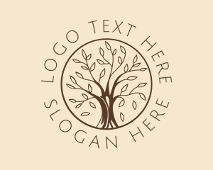 Evergreen - Tree Park Landscape logo design
