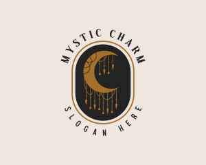 Mystical Bohemian Moon logo design