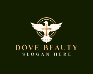 Holy Dove Cross logo design