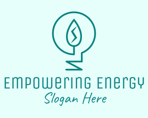 Sustainable Energy Lightbulb logo design