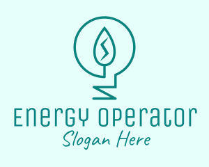 Sustainable Energy Lightbulb logo design