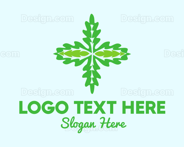 Green Organic Herb Logo