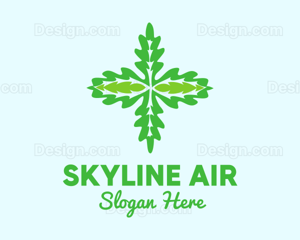 Green Organic Herb Logo