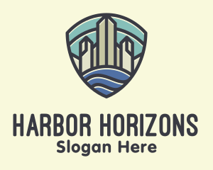 Skyline Harbor Crest logo design