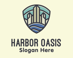 Skyline Harbor Crest logo design