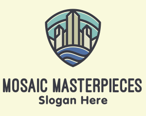 Skyline Harbor Crest logo design