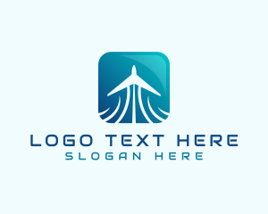 Airplane Aviation Booking logo