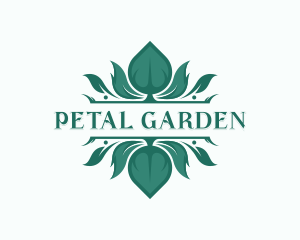 Botanical Organic Leaf logo design