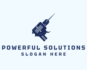 Industrial Drill Tool logo design