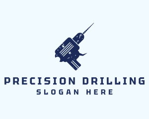 Industrial Drill Tool logo design