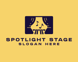 Musical Theatre Stage  logo design