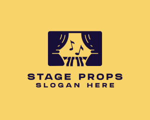 Musical Theatre Stage  logo design