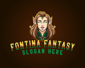 Female Elf Gaming logo design