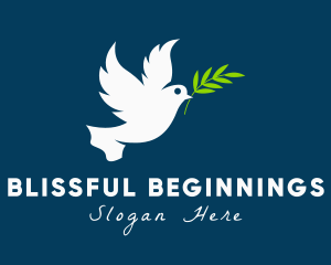 Flying Dove Peace  logo