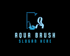 Faucet Shower Plumbing Maintenance  logo design