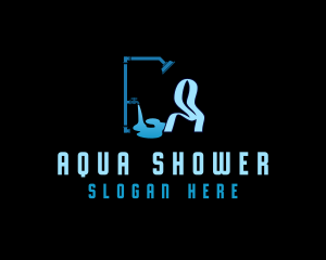 Faucet Shower Plumbing Maintenance  logo design