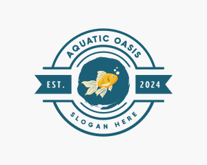 Underwater Aquatic Fish logo design