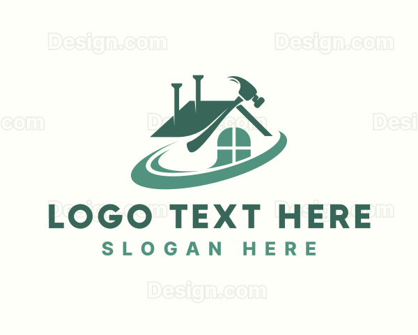 House Repair Carpentry Logo