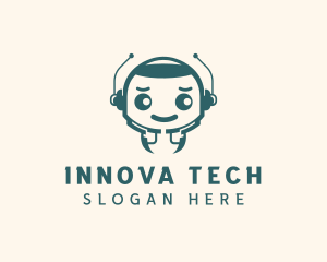 Tech Support Robot  logo design