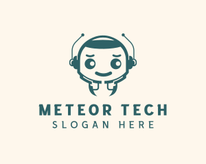 Tech Support Robot  logo design