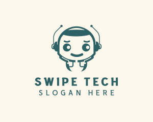 Tech Support Robot  logo design