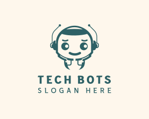 Tech Support Robot  logo design