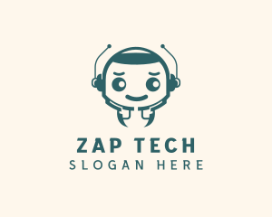 Tech Support Robot  logo design