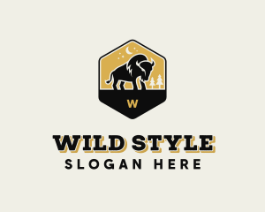 Wild Buffalo Ranch logo design