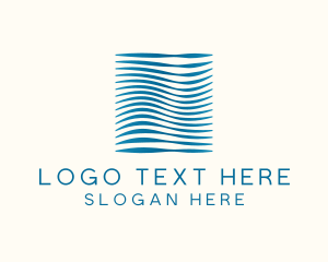 Current - Creative Wave Lines Business logo design