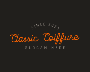 Classic Cursive Business logo design