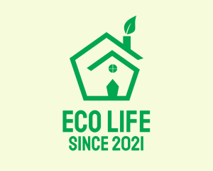 Eco Friendly Home  logo design