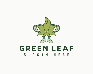 Hemp Marijuana Leaf logo