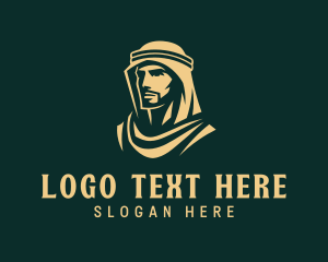 Bedouin Arabian Man logo