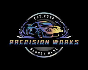 Car Wash Auto Detailing logo design