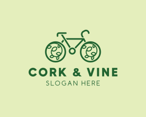 Eco Green Bicycle logo design