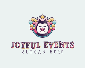 Pig Party Balloons logo