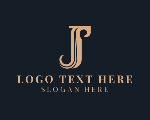 Antique Craftsman Letter J  logo