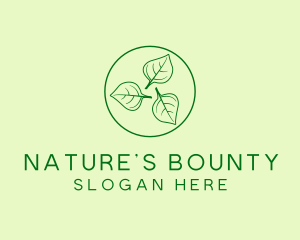 Natural Organic Herbs  logo design