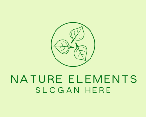 Natural Organic Herbs  logo design