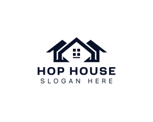 House Builder Construction logo design