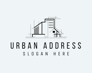 Urban Home Architecture  logo design