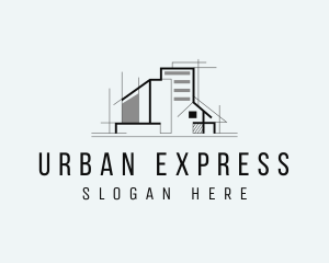 Urban Home Architecture  logo design