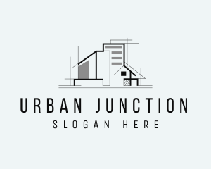 Urban Home Architecture  logo design