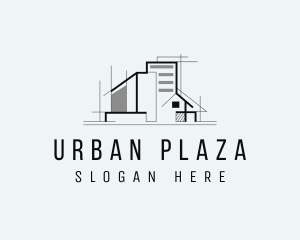 Urban Home Architecture  logo design