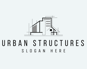 Urban Home Architecture  logo design