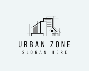 Urban Home Architecture  logo design