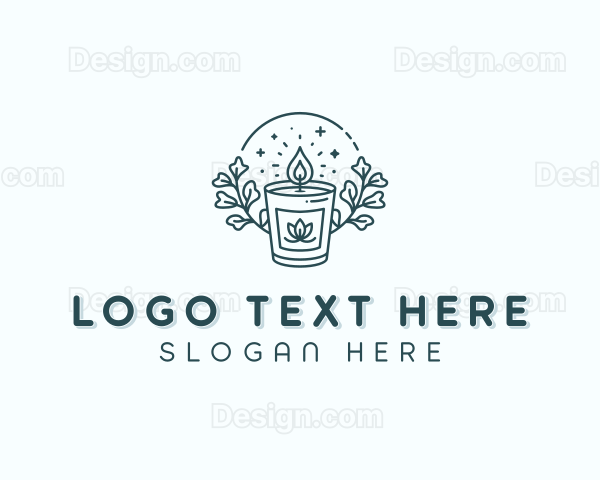 Floral Candlelight Decoration Logo