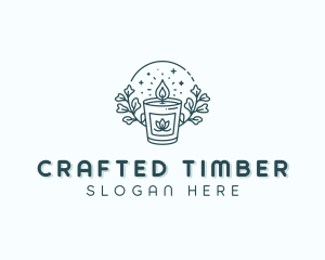 Floral Candlelight Decoration logo design