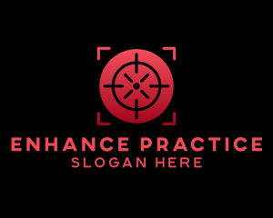 Crosshair Target Range logo design